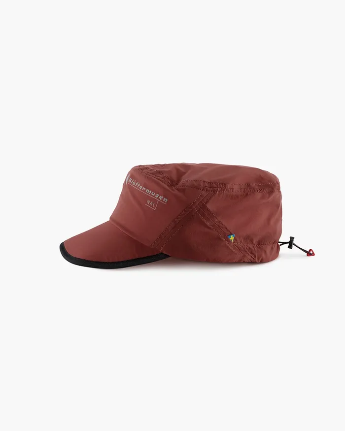 MenWomen Nal Windbreaker Cap Madder Red Klttermusen Hats and Caps