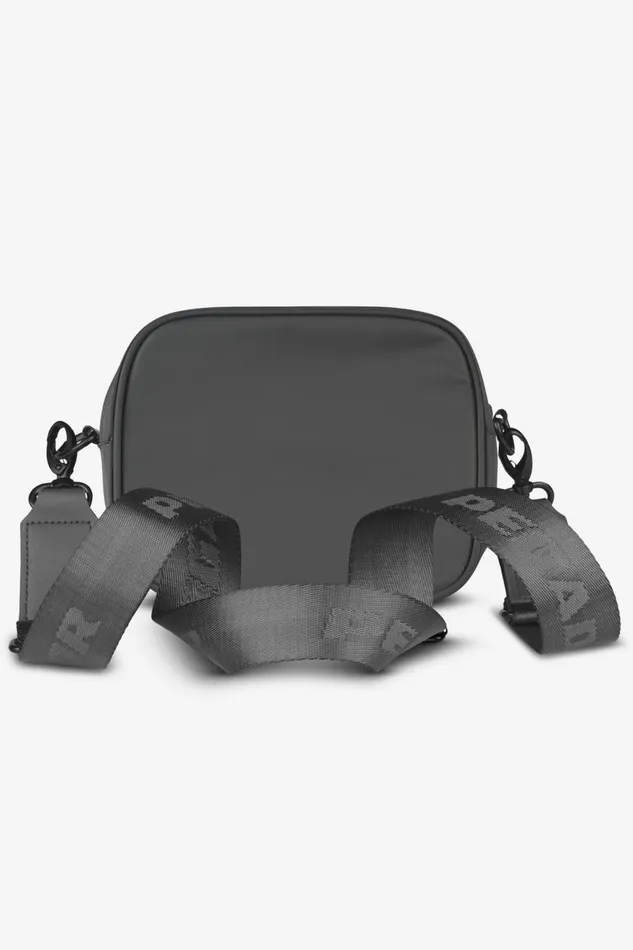 MenWomen Pegador Bags Rubber Logo Patch Nylon Shoulder Strap Bag Anthracite MenWomen Pegador Bags Rubber Logo Patch Nylon Shoulder Strap Bag Anthracite