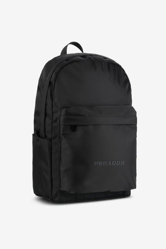 MenWomen Pegador Bags Ventnor Logo Nylon Backpack Black