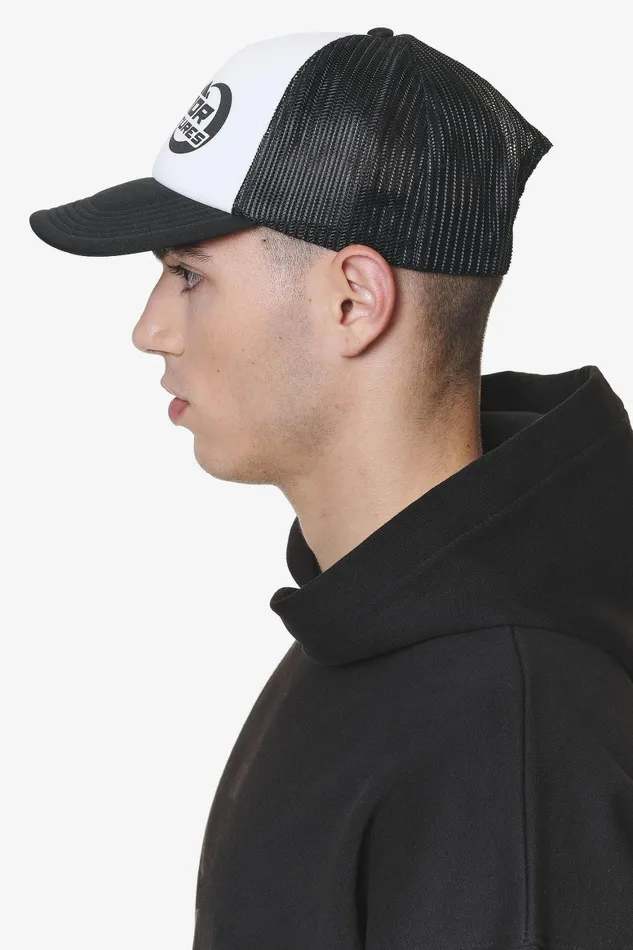 MenWomen Pegador Caps and Hats Eazor Trucker Cap Black White MenWomen Pegador Caps and Hats Eazor Trucker Cap Black White