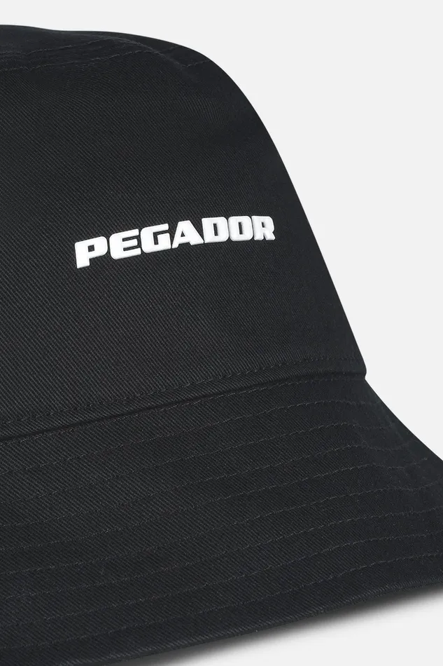 MenWomen Pegador Caps and Hats Logo Bucket Hat Black White MenWomen Pegador Caps and Hats Logo Bucket Hat Black White