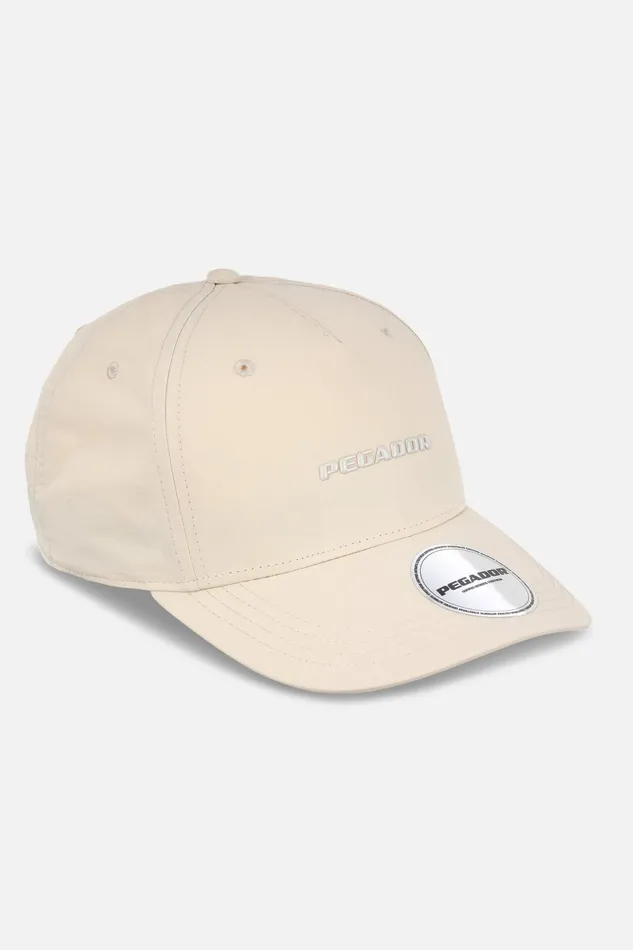 MenWomen Pegador Caps and Hats Logo Crushed Nylon Cap Desert Sand