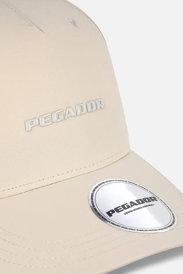 MenWomen Pegador Caps and Hats Logo Crushed Nylon Cap Desert Sand MenWomen Pegador Caps and Hats Logo Crushed Nylon Cap Desert Sand