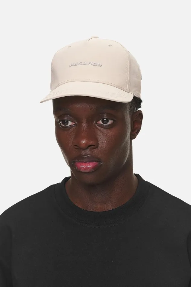 MenWomen Pegador Caps and Hats Logo Crushed Nylon Cap Desert Sand MenWomen Pegador Caps and Hats Logo Crushed Nylon Cap Desert Sand