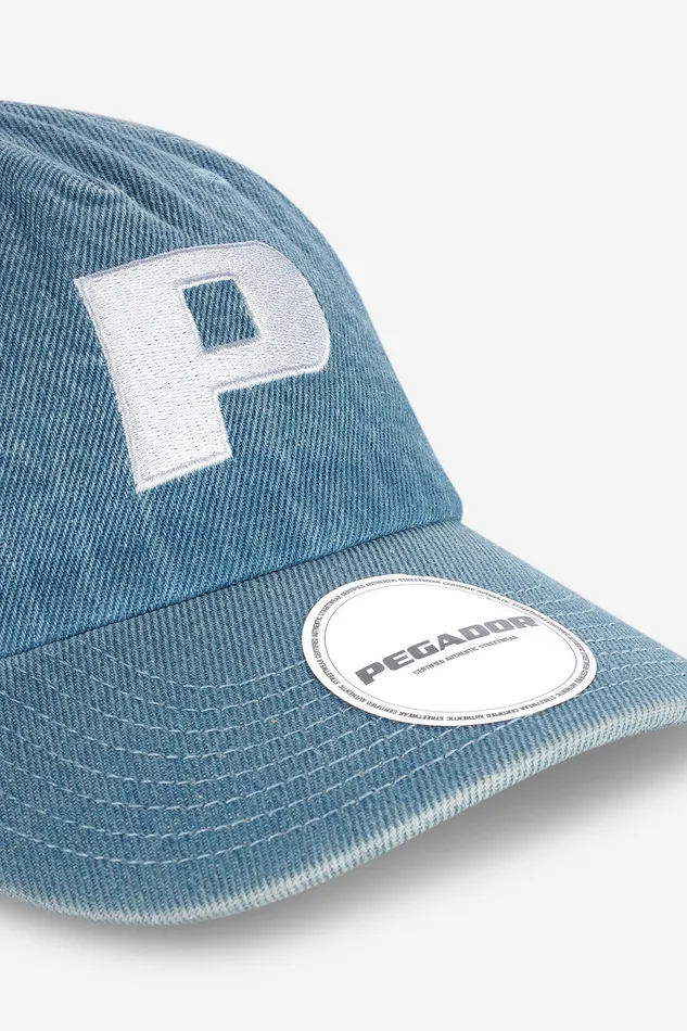 MenWomen Pegador Caps and Hats P Logo Denim Cap Baby Blue MenWomen Pegador Caps and Hats P Logo Denim Cap Baby Blue