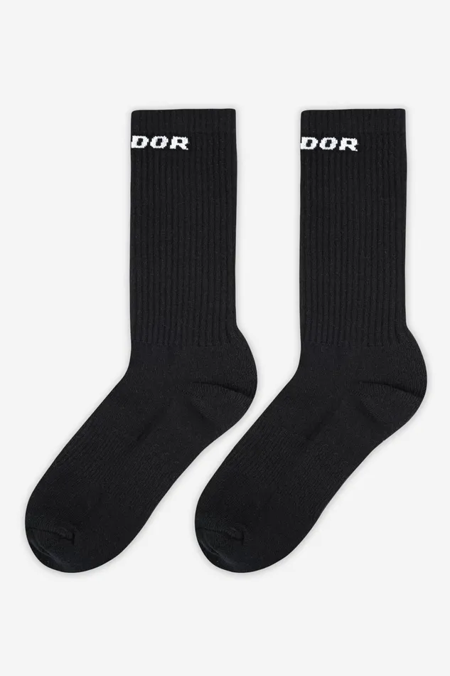 MenWomen Pegador Socken Logo Socks Black White MenWomen Pegador Socken Logo Socks Black White