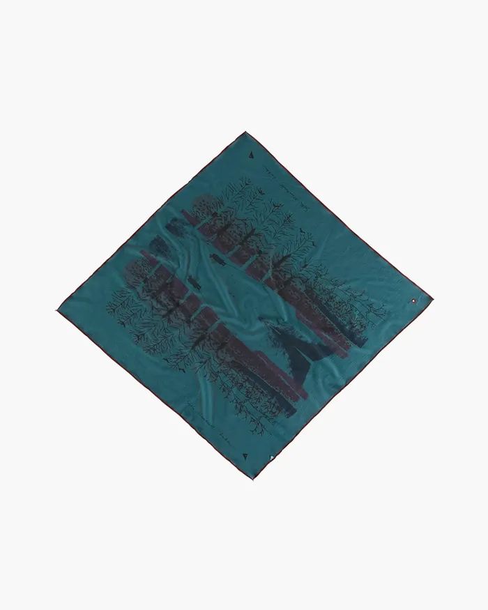 MenWomen Verdandi Scarf Britta Britta MarakattLabba Emerald Green Klttermusen Scarves and Neckwarmers