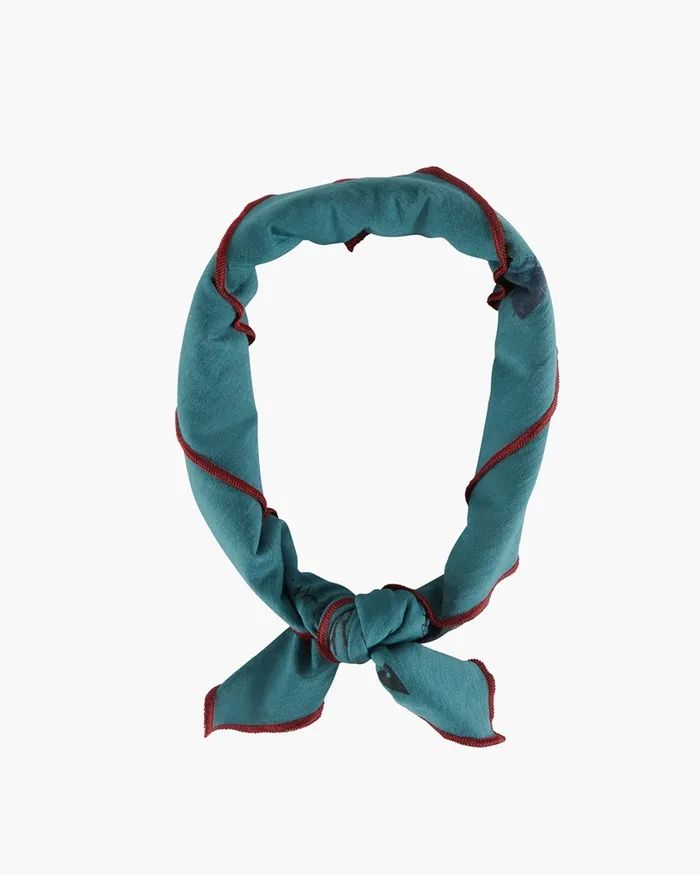 MenWomen Verdandi Scarf Britta Britta MarakattLabba Emerald Green Klttermusen Scarves and Neckwarmers