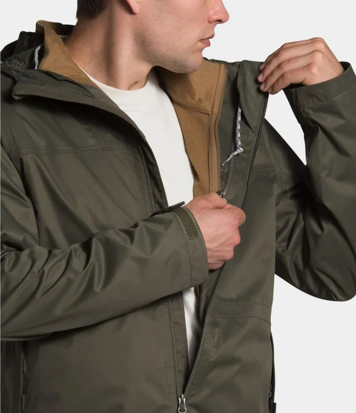 Mens The North Face 3In1 Arrowood Triclimate Jacket New Taupe Greenutility Brown