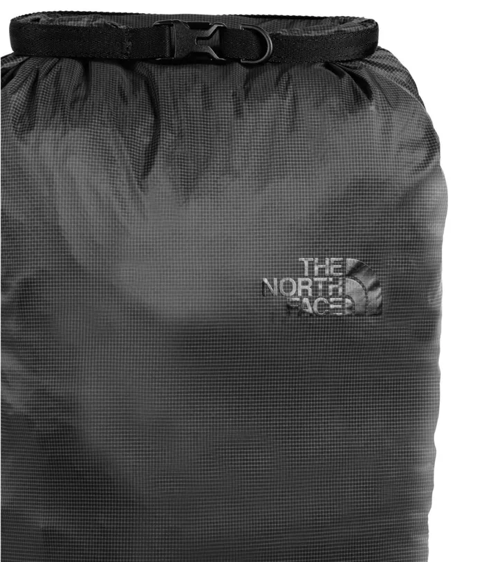 Mens The North Face Backpacks Flyweight Rolltop Asphalt Greytnf Black