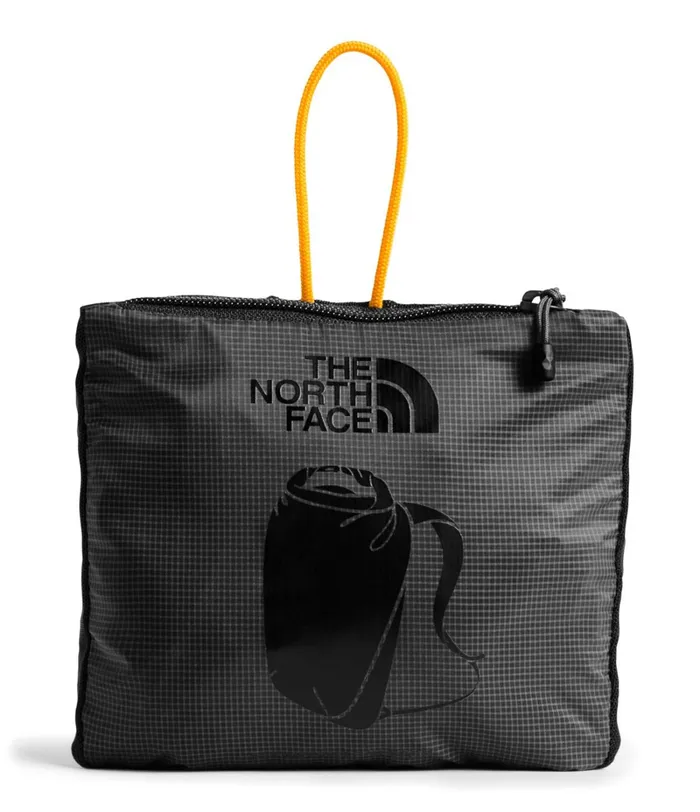 Mens The North Face Backpacks Flyweight Rolltop Asphalt Greytnf Black