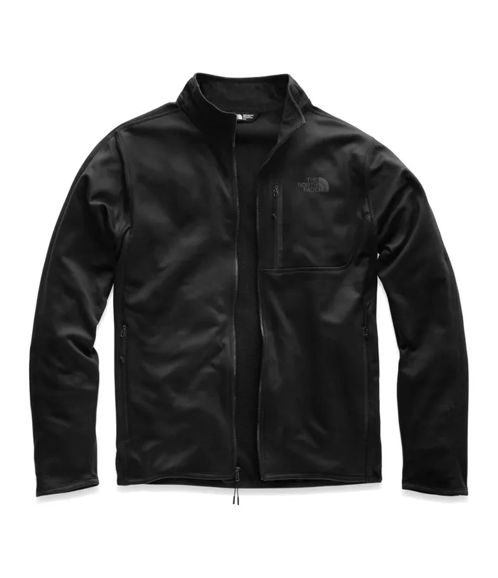 Mens The North Face Fleece Canyonlands Full Zip Tnf Black