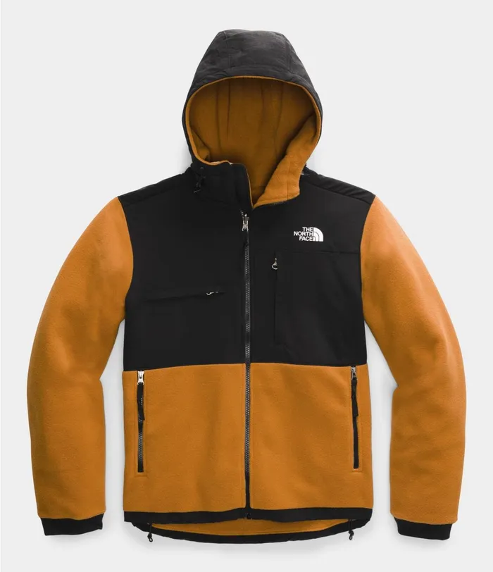 Mens The North Face Fleece Denali 2 Hoodie Timber Tan