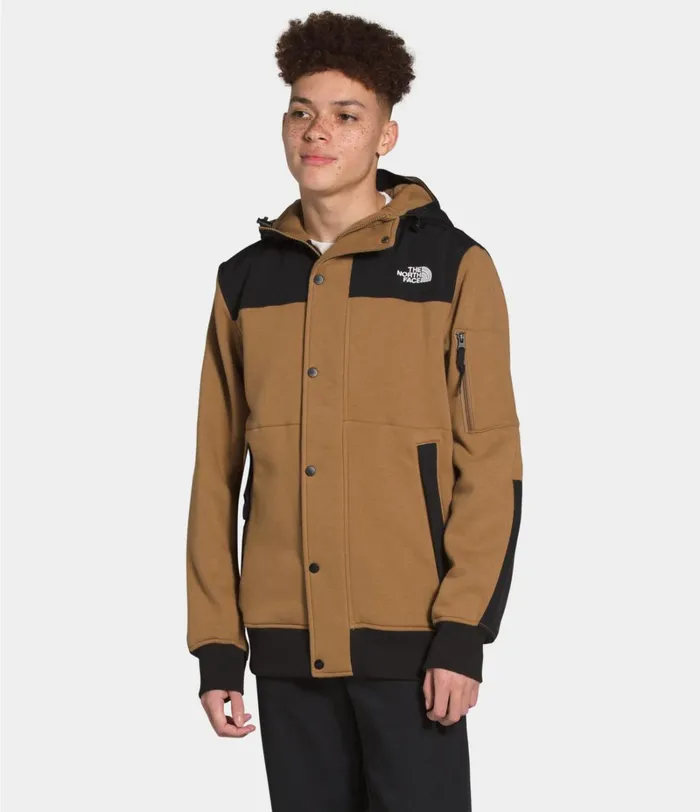 Mens The North Face Fleece Sherpa Lined Rivington Jacket Utility Brown