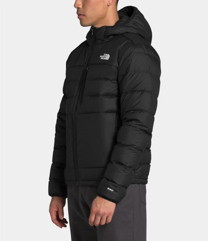 Mens The North Face Insulated and Down Jackets Aconcagua 2 Hoodie Tnf Black
