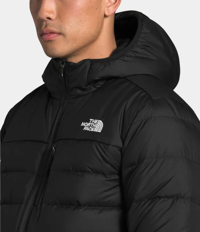 Mens The North Face Insulated and Down Jackets Aconcagua 2 Hoodie Tnf Black