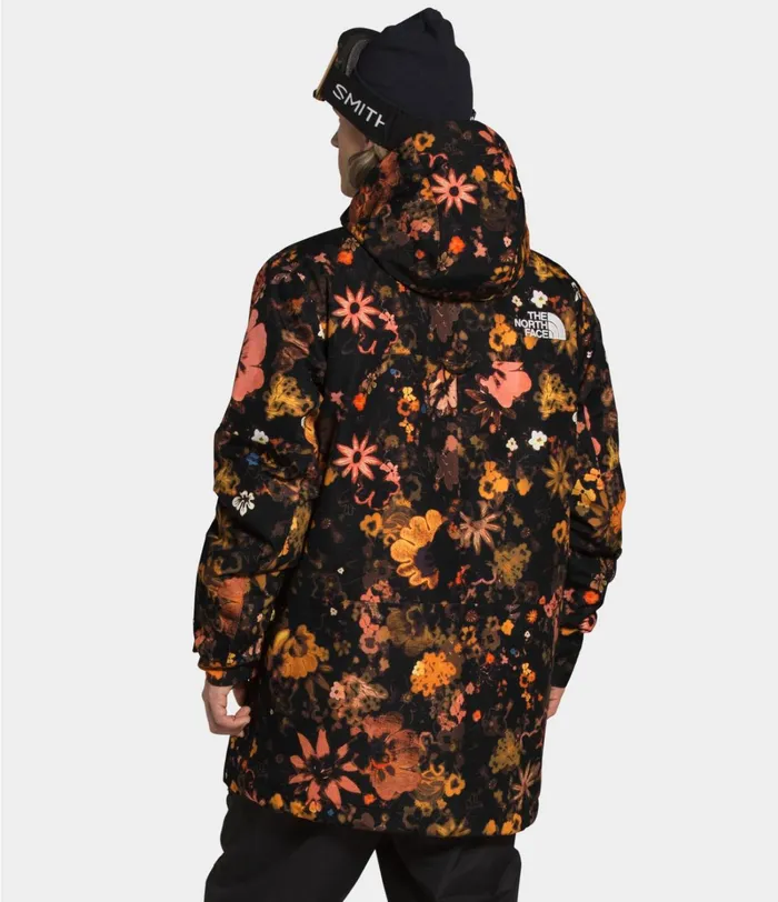 Mens The North Face Insulated and Down Jackets Goldmill Parka Tnf Black Flower Child Multi Print