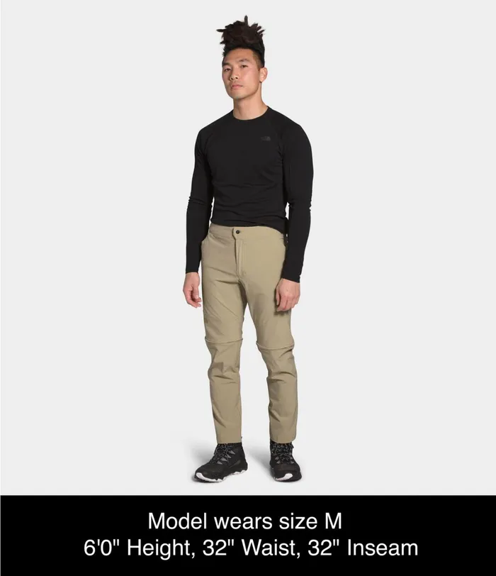 Mens The North Face Pants Paramount Active Convertible Pants Twill Beige