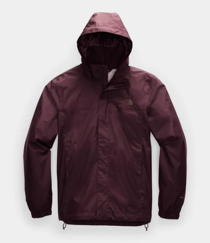 Mens The North Face Rainwear Resolve 2 Jacket Root Brown