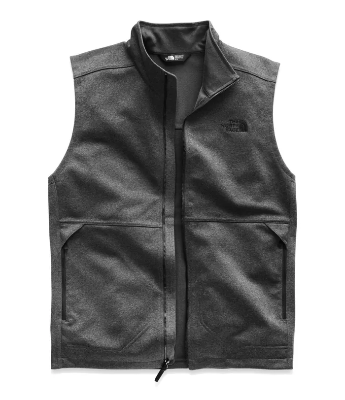 Mens The North Face Vests Apex Canyonwall Vest Tnf Dark Grey Heather