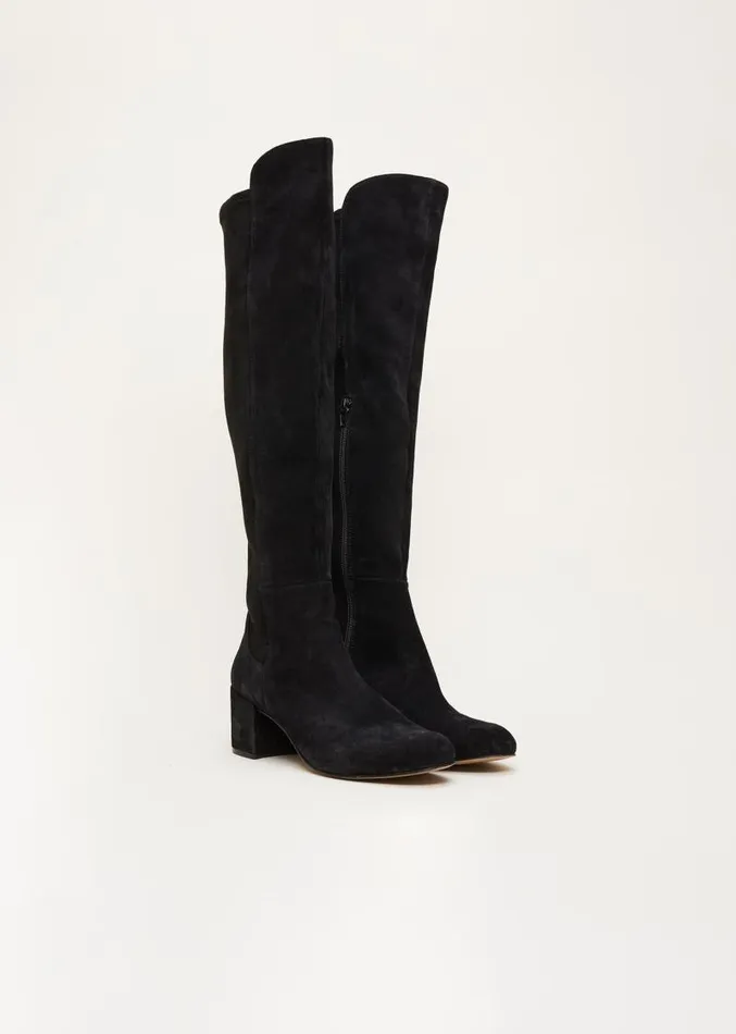 Milly Knee High Boots Black Women Phase Eight Heels