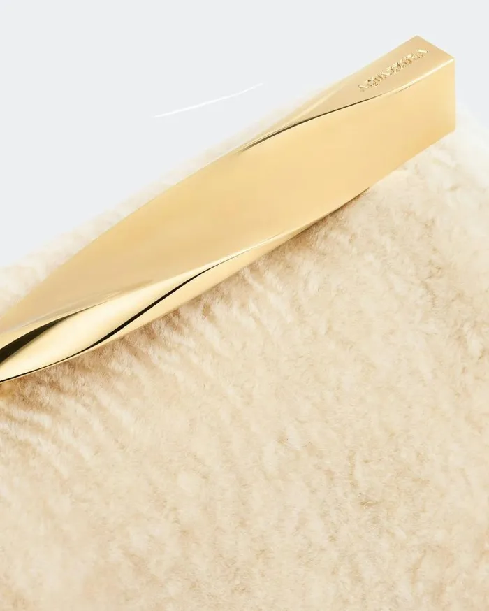 Mini Twist Clutch Beige Women Aquazzura Shoulder Bags Mini Twist Clutch Beige Women Aquazzura Shoulder Bags