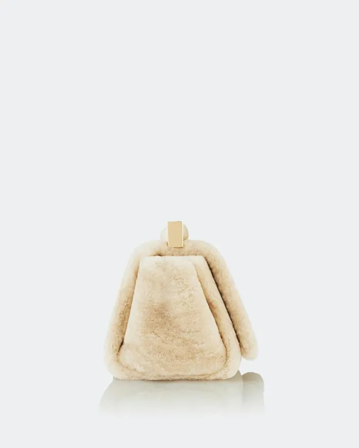 Mini Twist Clutch Beige Women Aquazzura Shoulder Bags Mini Twist Clutch Beige Women Aquazzura Shoulder Bags