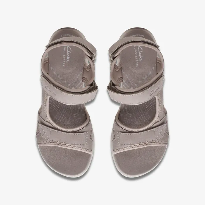 Mira Bay Stone Women Clarks Sandals and Flip Flops