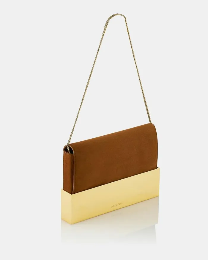 Muse Clutch Brown Women Aquazzura Clutch Bags