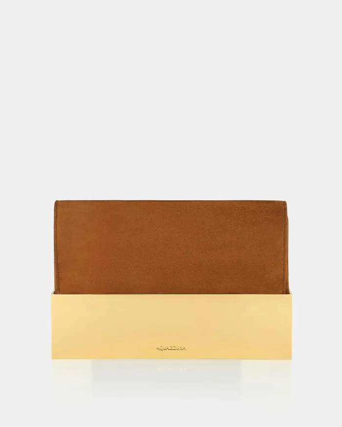 Muse Clutch Brown Women Aquazzura Clutch Bags Muse Clutch Brown Women Aquazzura Clutch Bags