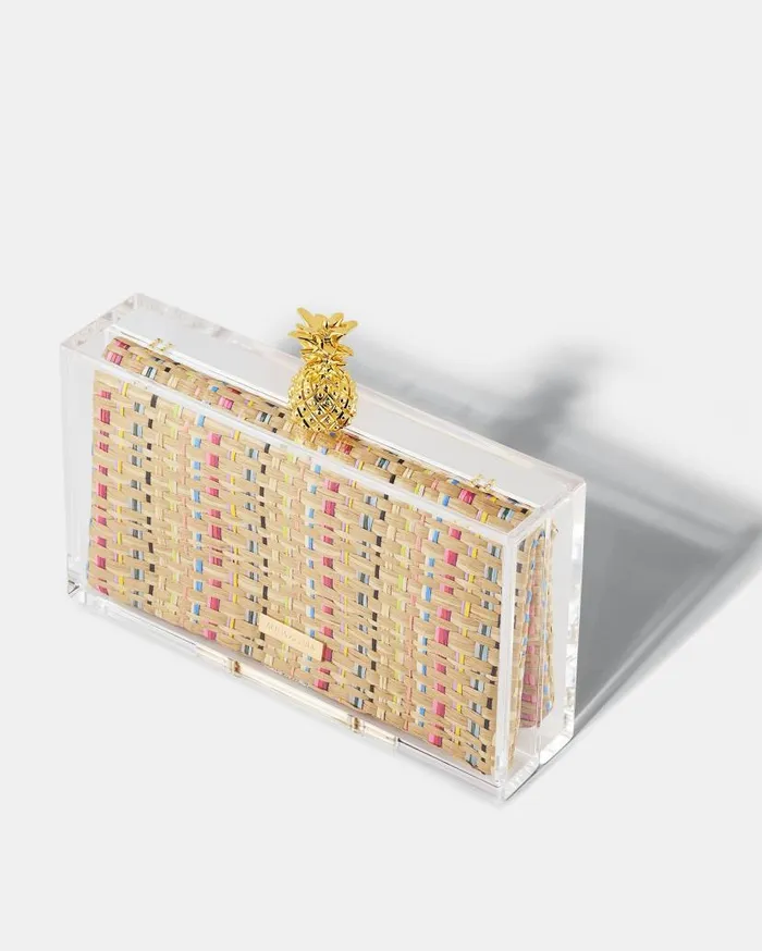 Mustique Clutch Beige Women Aquazzura Clutch Bags Mustique Clutch Beige Women Aquazzura Clutch Bags