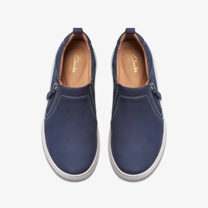 Nalle Lilac Navy Nubuck Women Clarks Sneakers