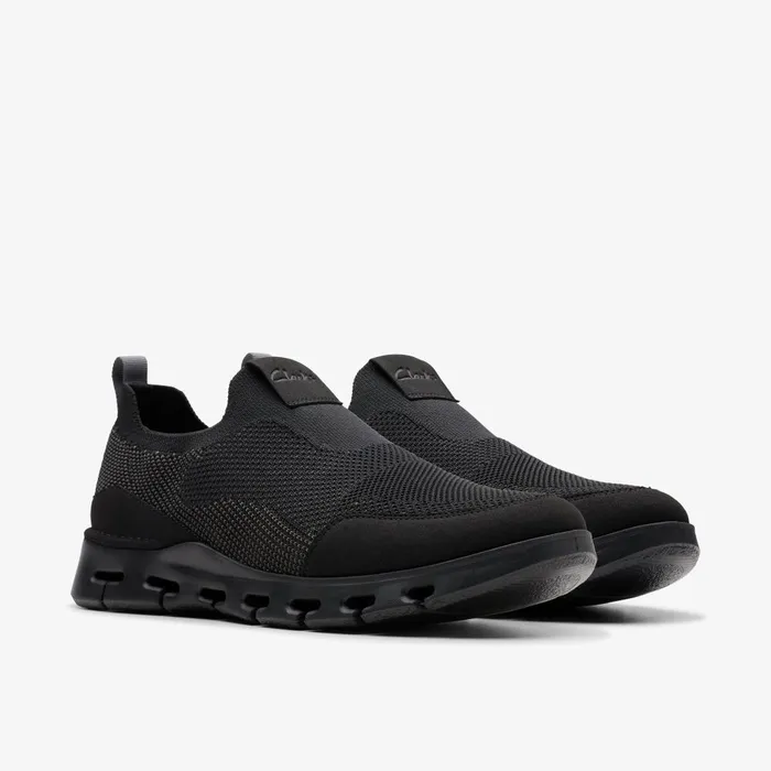 Nature X Ease Black Combination Men Clarks Sneakers