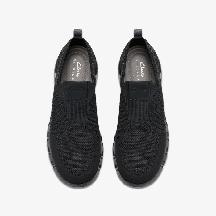 Nature X Ease Black Combination Men Clarks Sneakers