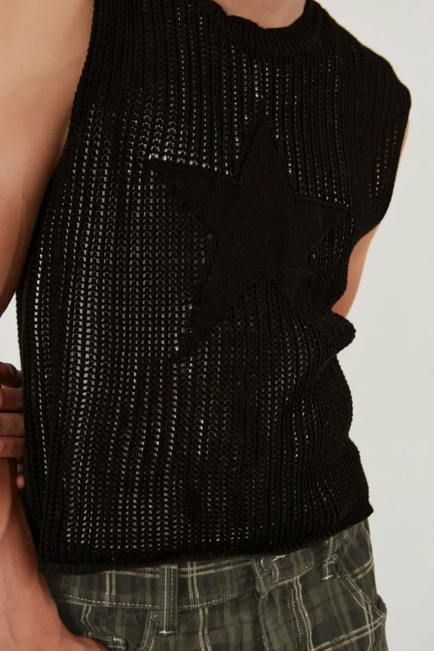 Nebula Vest Black Men Jaded London Vests