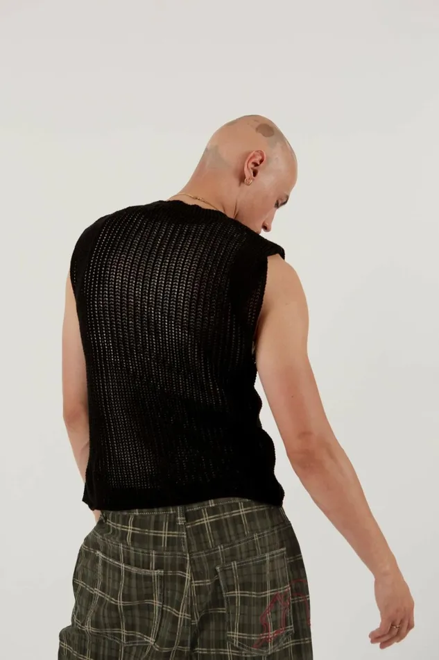 Nebula Vest Black Men Jaded London Vests