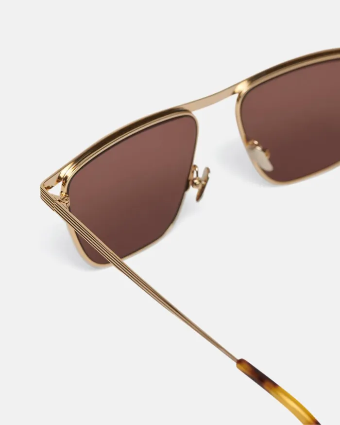 Noran Sunglasses Gold WomenMen Nanushka Eyewear