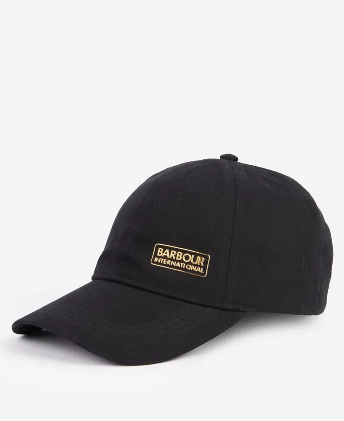 Norton Sports Cap Black Women Barbour Hats