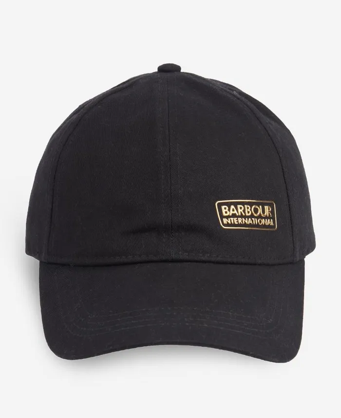 Norton Sports Cap Black Women Barbour Hats