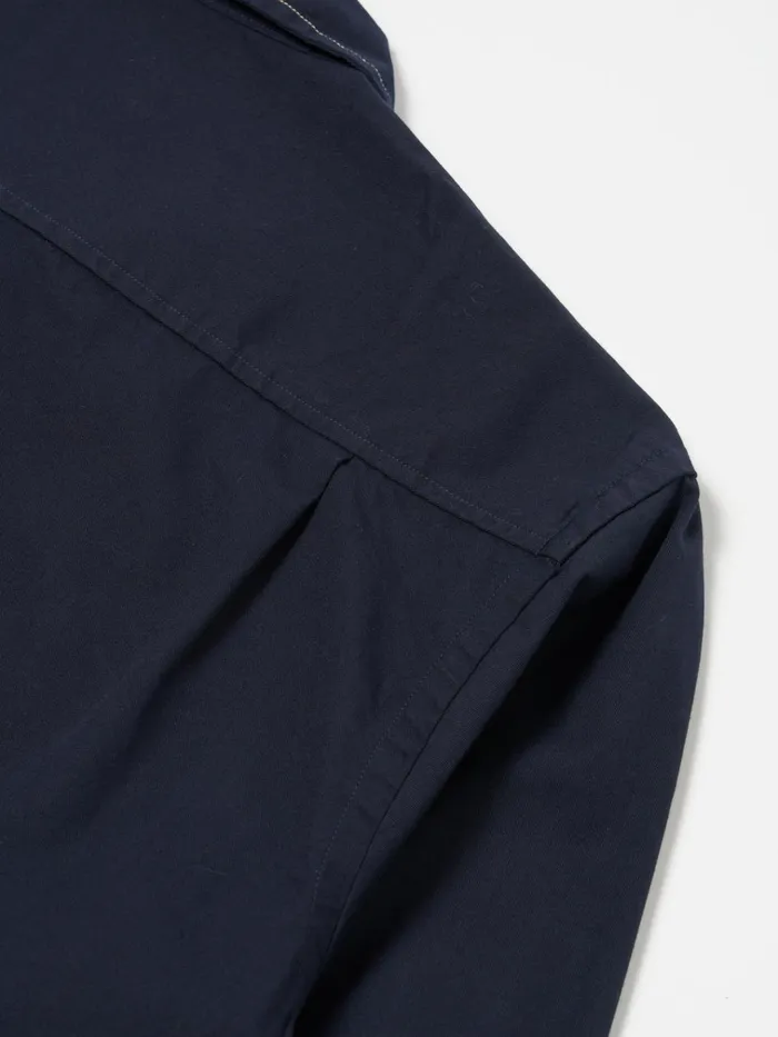 Overshirts Men Universal Works Universal Works LS Utility Shirt In Navy Military Shirting