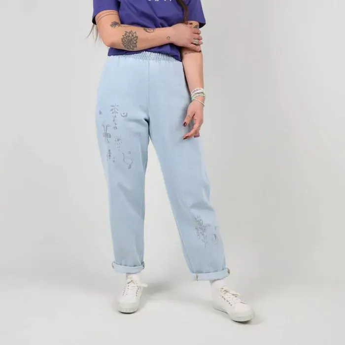 Oxbow Pants Jeans Women Jogpants Ryannic 8211 Light Blue