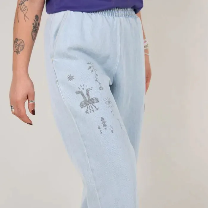 Oxbow Pants Jeans Women Jogpants Ryannic 8211 Light Blue