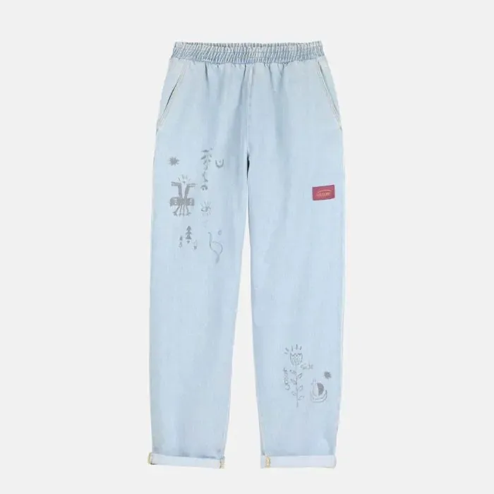 Oxbow Pants Jeans Women Jogpants Ryannic 8211 Light Blue