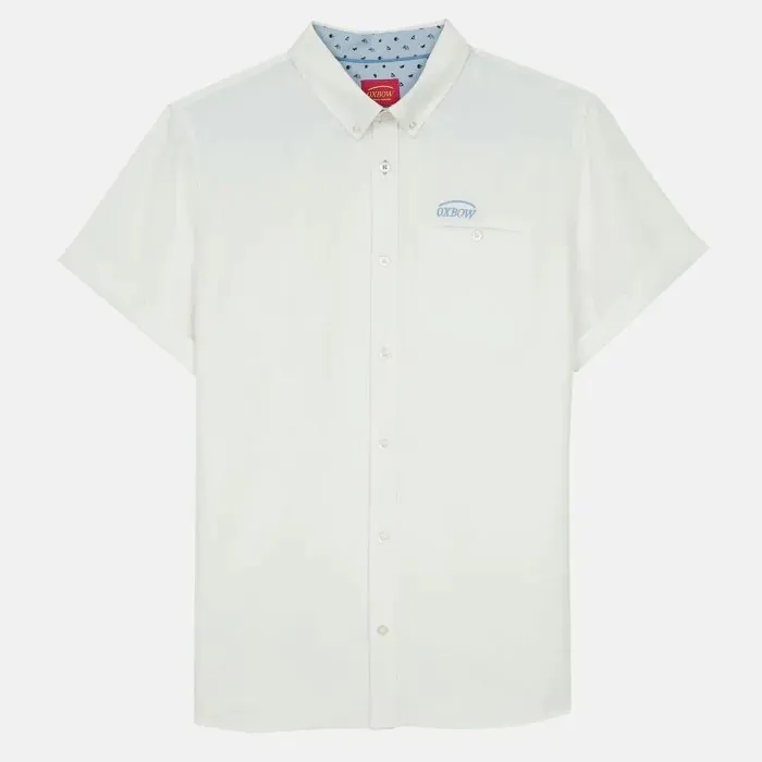 Oxbow Shirt Men Shirt Commi 8211 Blanc