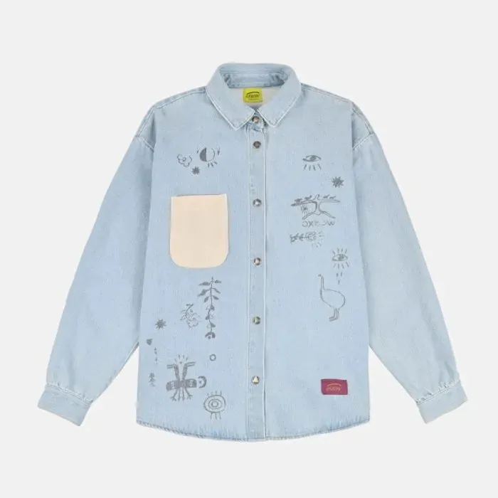 Oxbow Shirt Women Shirt Cocha 8211 Light Blue