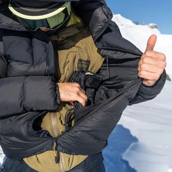 Oxbow Snow And Ski Jacket Men Down Jacket Aneto 8211 Noir