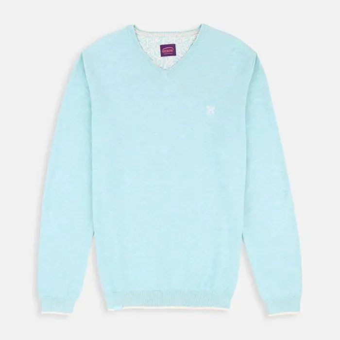 Oxbow Sweater Men Sweater Pivega 8211 Topaze Chin