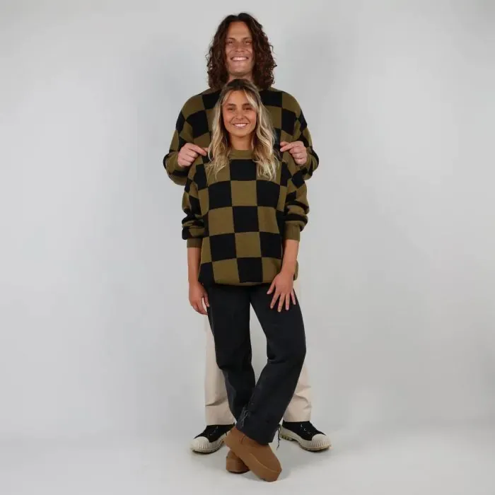 Oxbow Sweater MenWomen Collector Sweater Alexandre 8211 Kaki