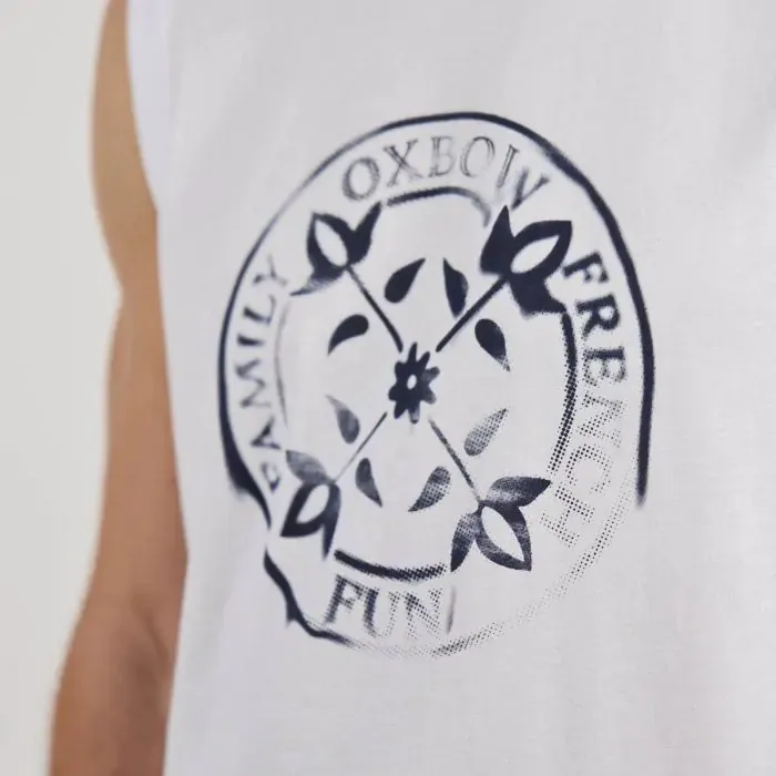 Oxbow TeeShirt Men Tank Top Tof 8211 Blanc