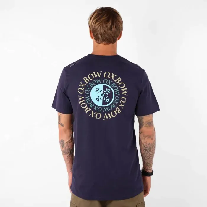 Oxbow TeeShirt Men TeeShirt Spiral 8211 Deep Marine